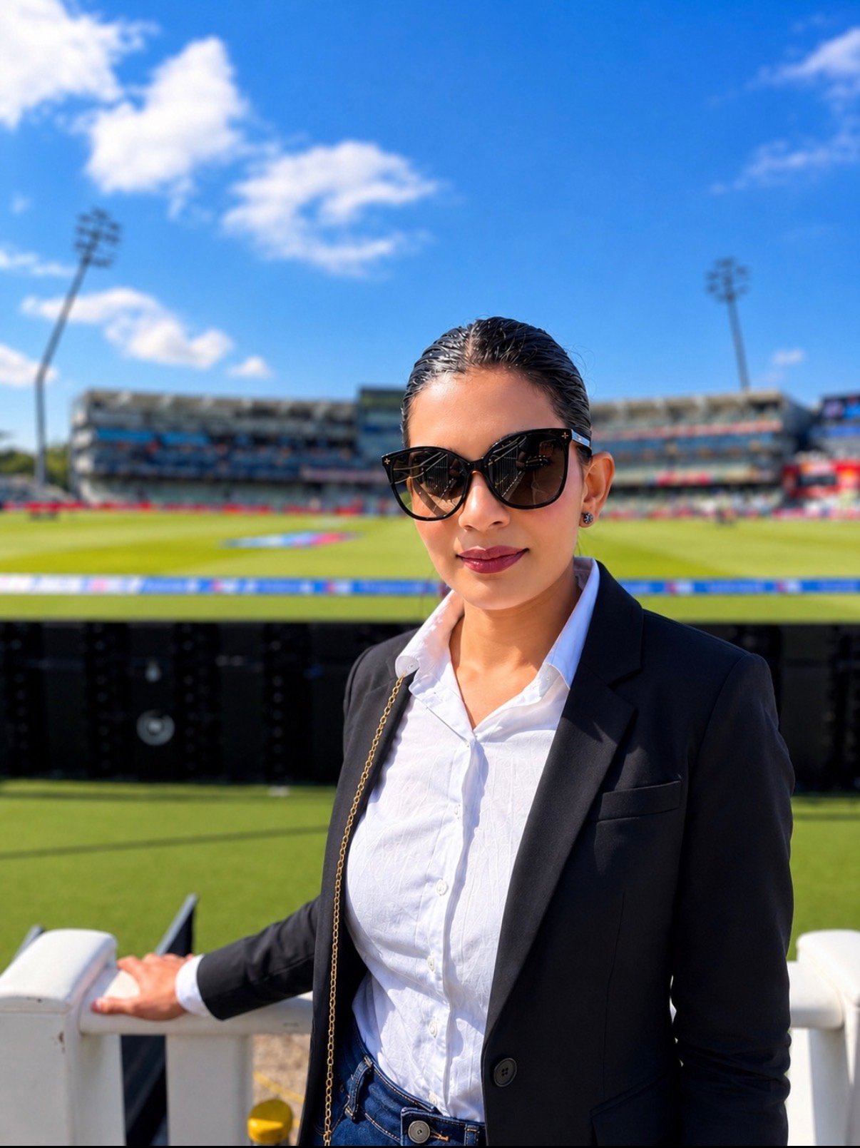 At the cricket ground, second frame — MZ Photographer Event Photography